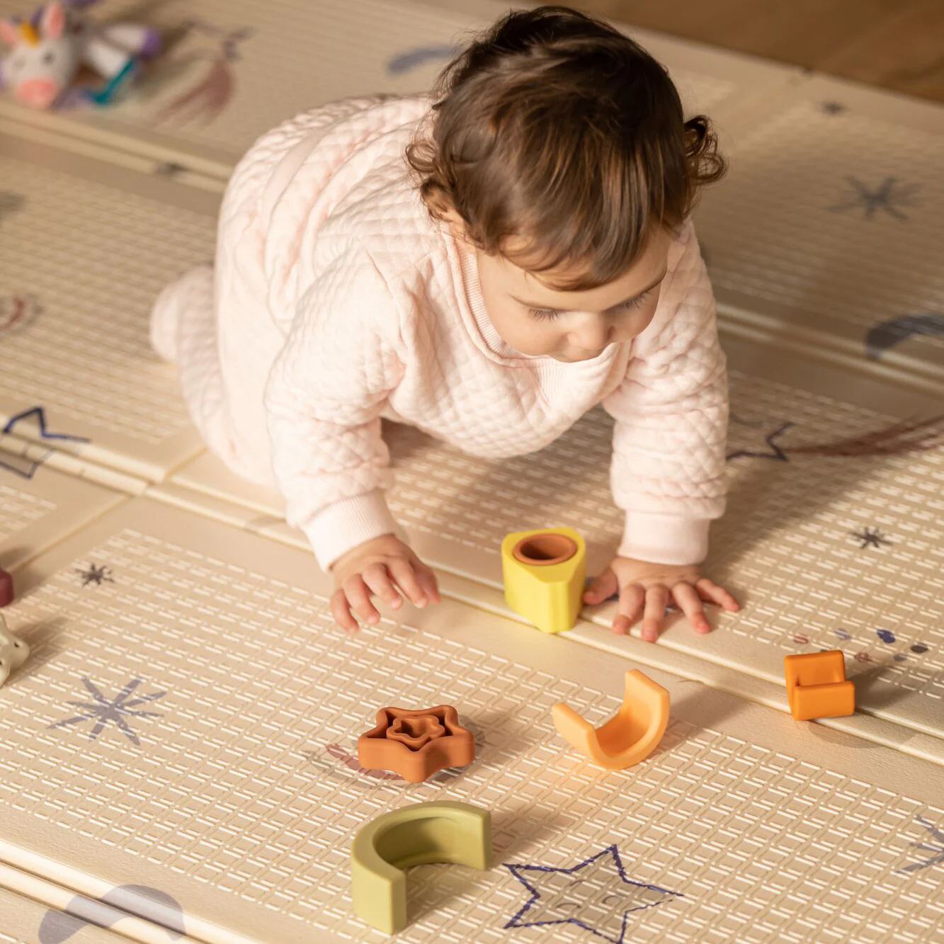 Foldable Play Mat, Stars - Image 3