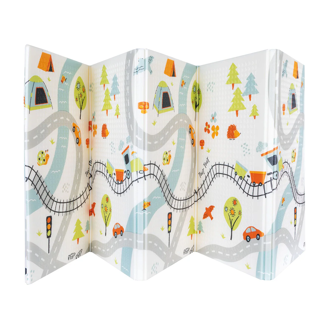 Foldable Play Mat, Road Map - Image 2