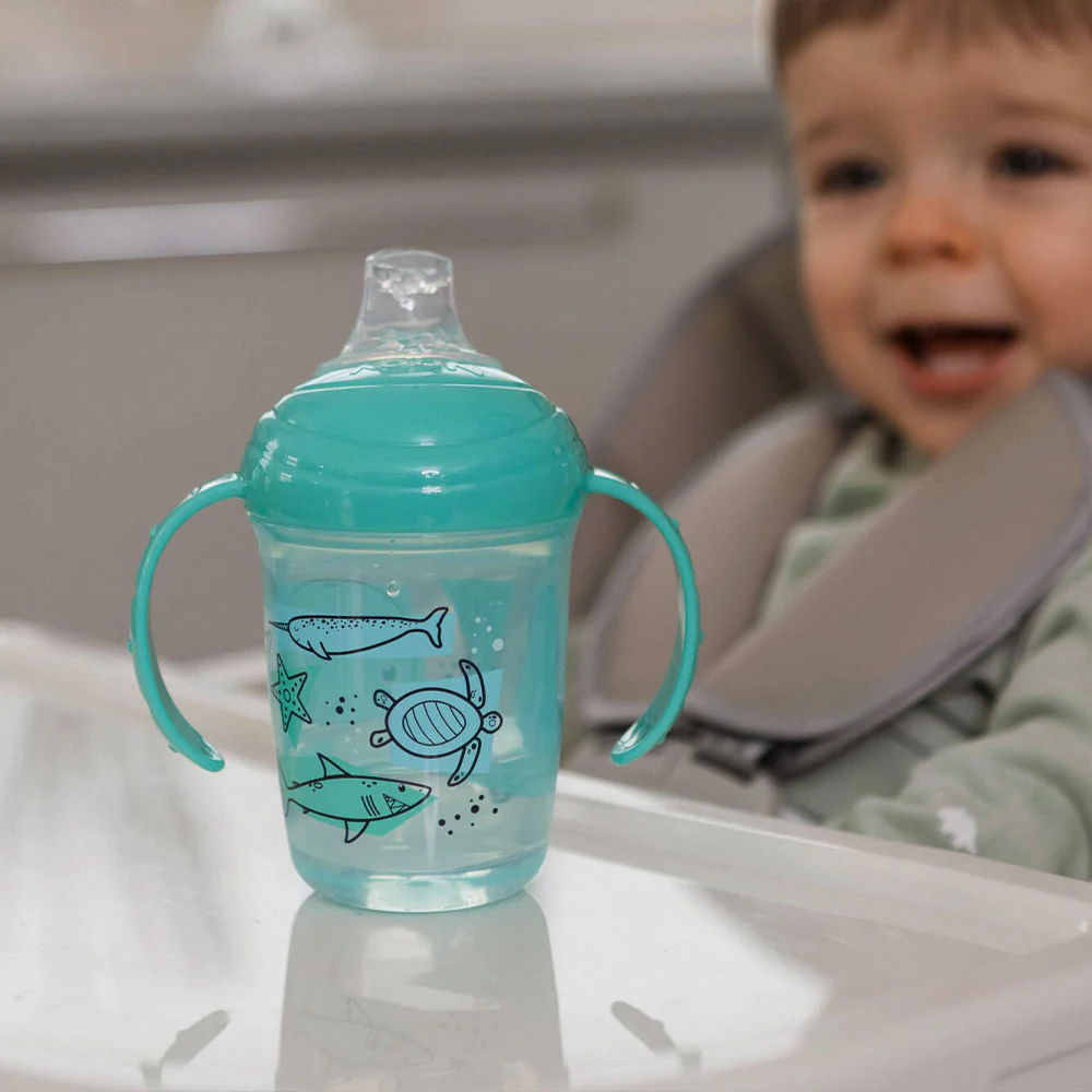 Grip n Sip Baby Cups, Whales, 4 Pack - Image 3