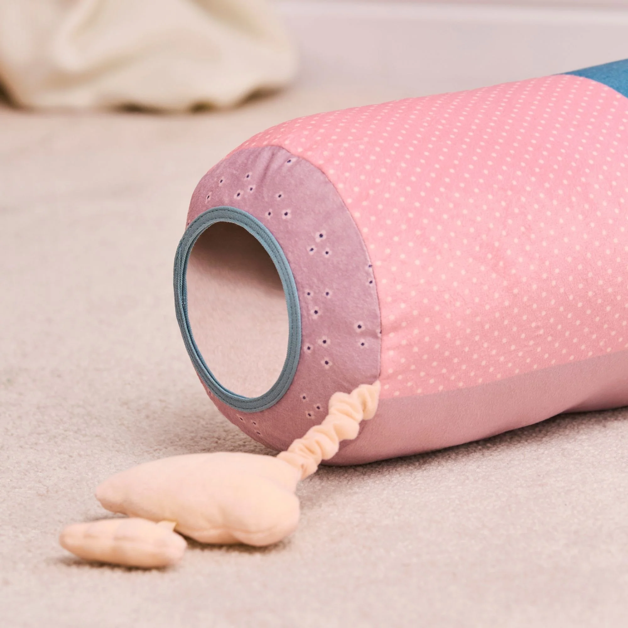 Little Hops & Raindrops Tummy Pillow - Image 3