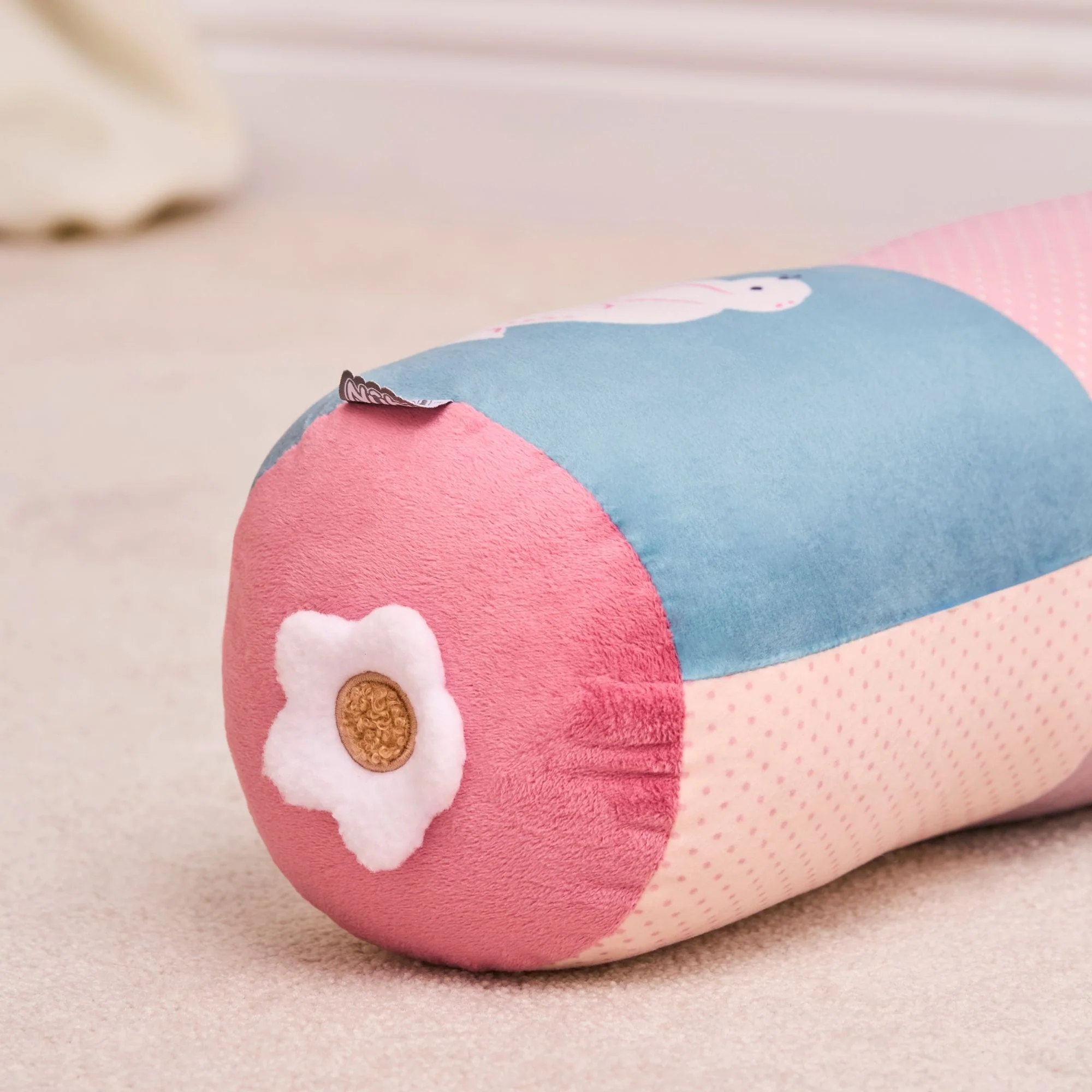 Little Hops & Raindrops Tummy Pillow - Image 4