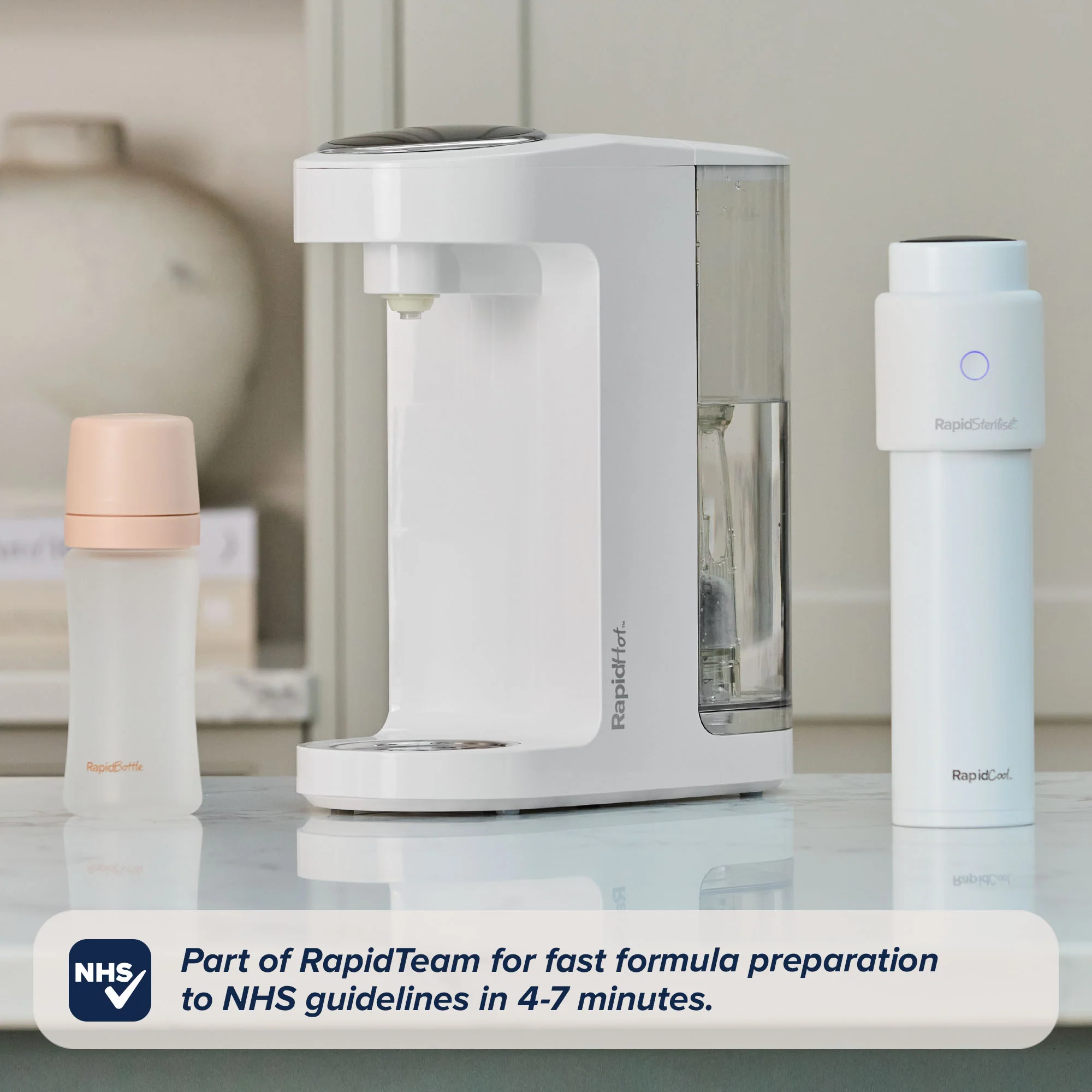 Free Sample - RapidBottle Soft Touch Glass Baby Bottle 150ml / 5oz - Image 8