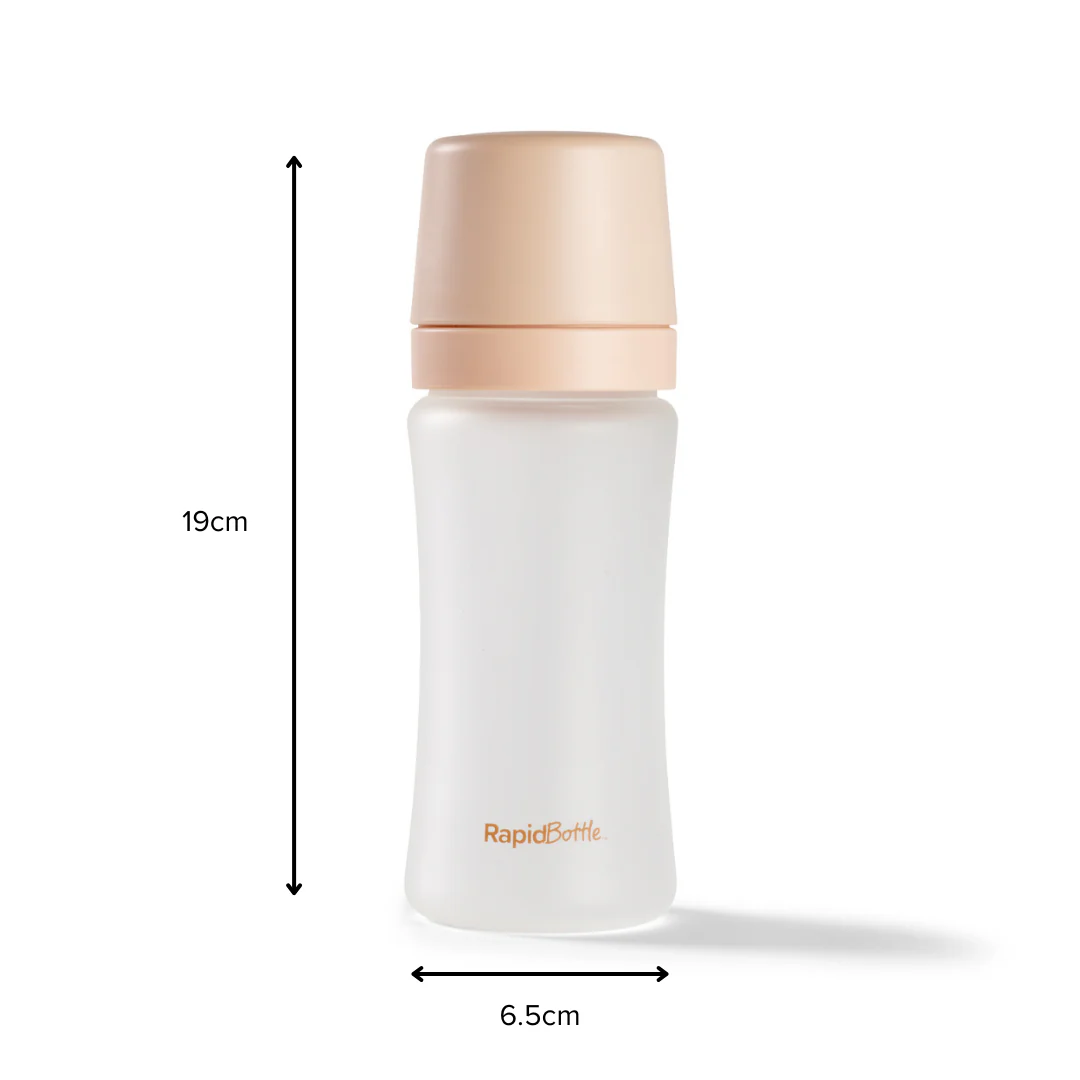 RapidBottle Anti-Colic Glass Feeding Bottle - Image 13