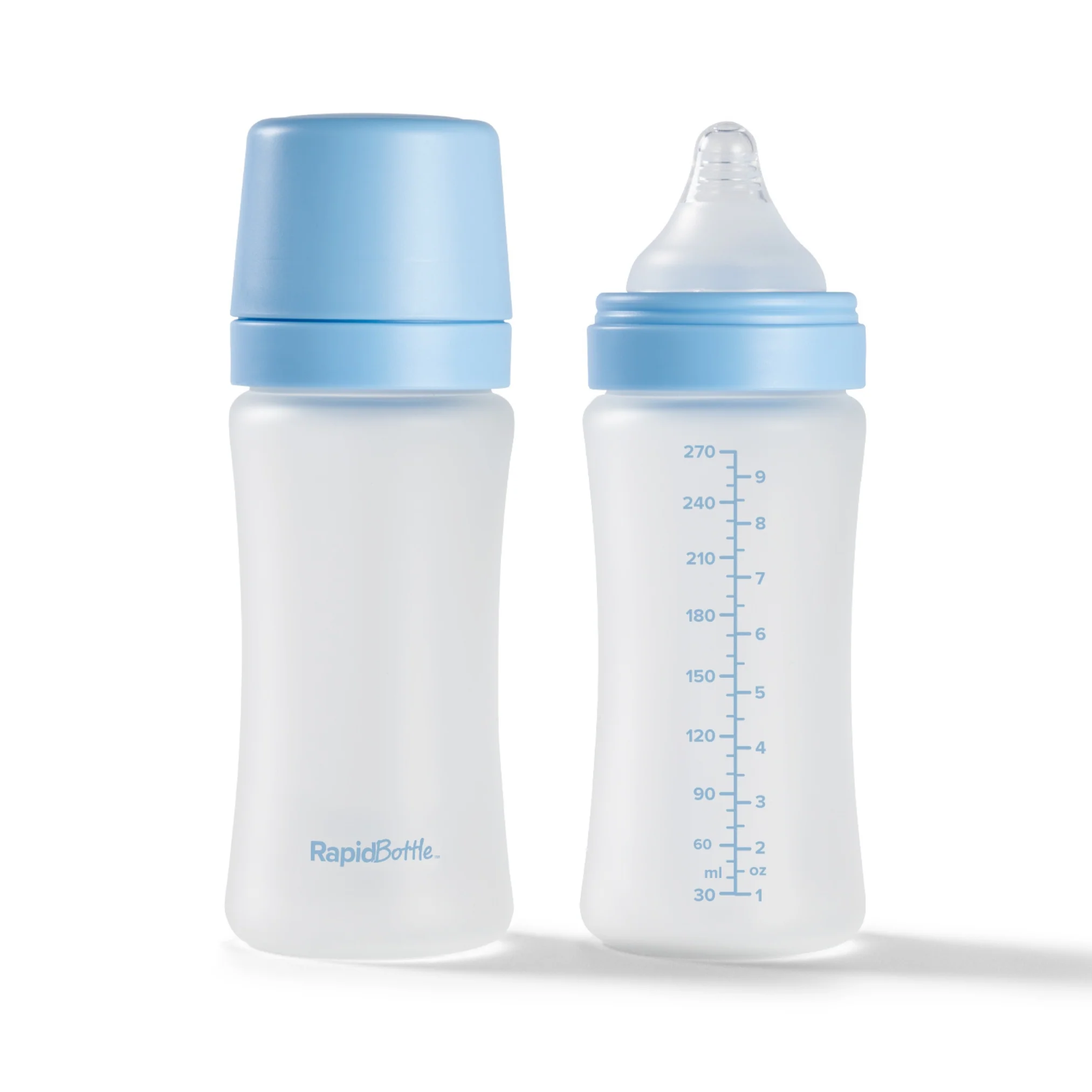 RapidBottle 2 Pack Glass Baby Bottles, 270ml (9oz) - Image 10