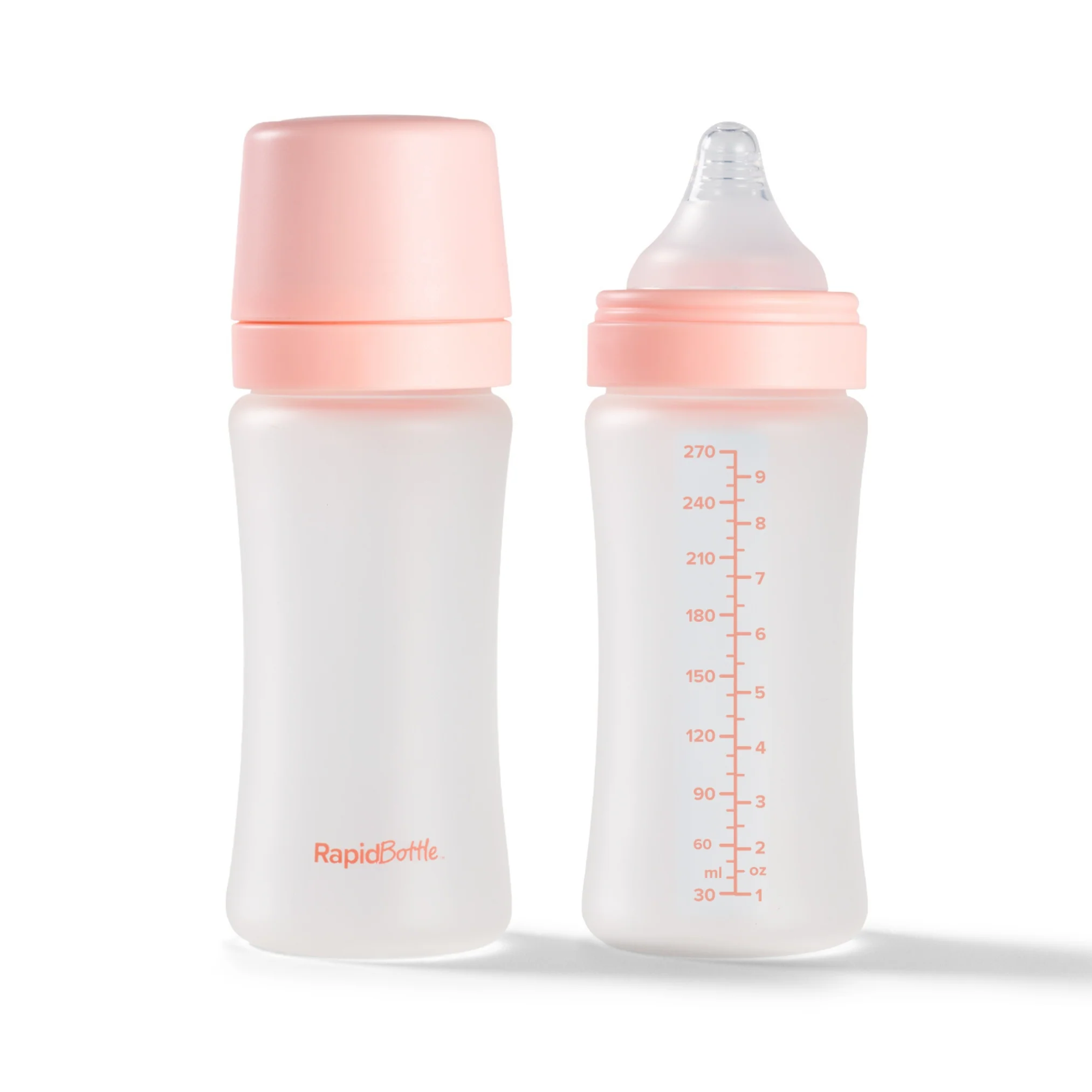 RapidBottle 2 Pack Glass Baby Bottles, 270ml (9oz) - Image 11