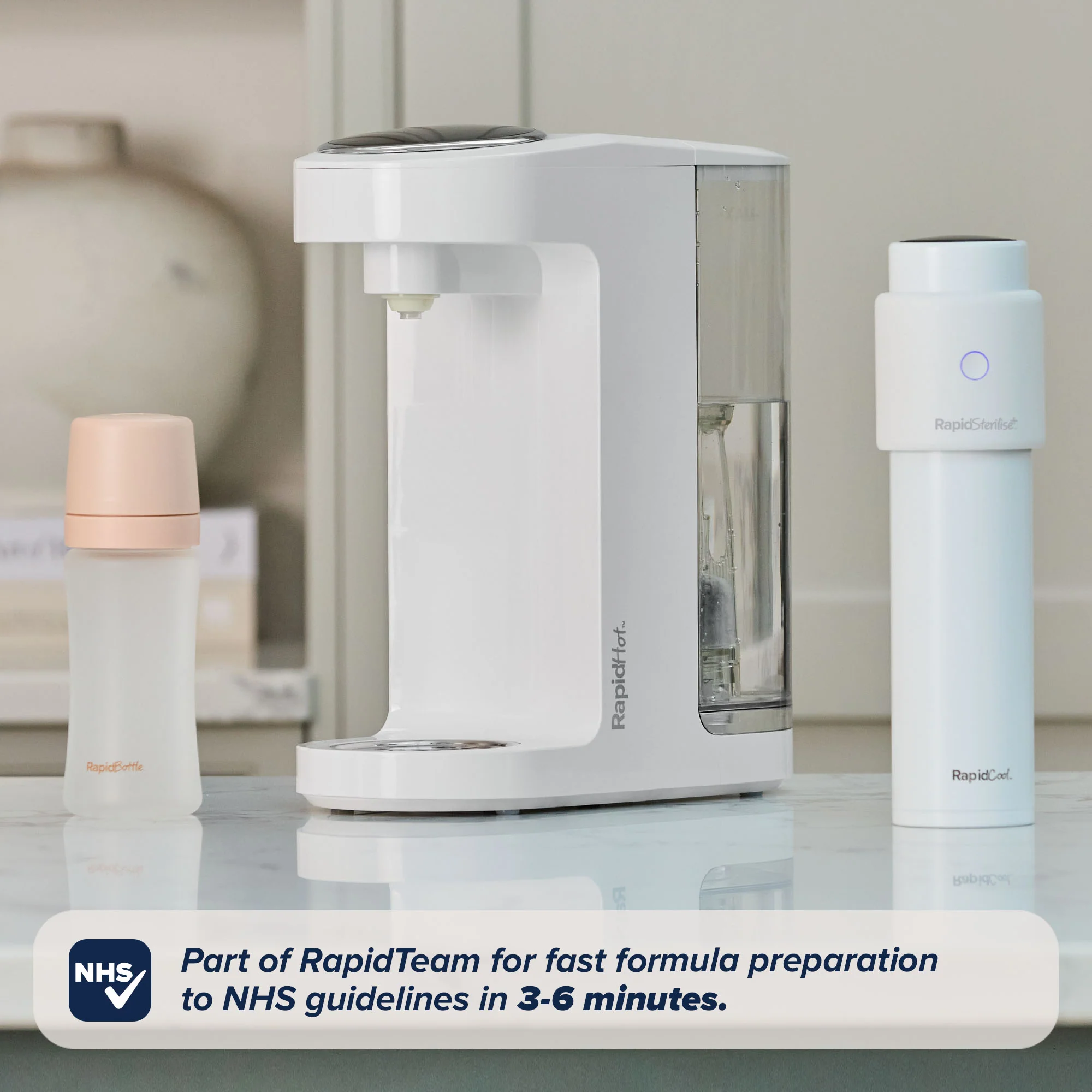 RapidBottle Anti-Colic Glass Feeding Bottle - Image 8