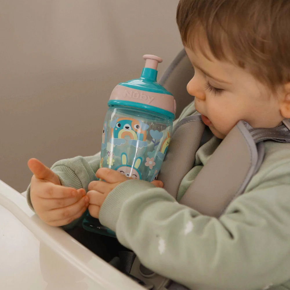 Super Slurp Water Bottles 2 Pack Rainbow Bunnies - Image 3