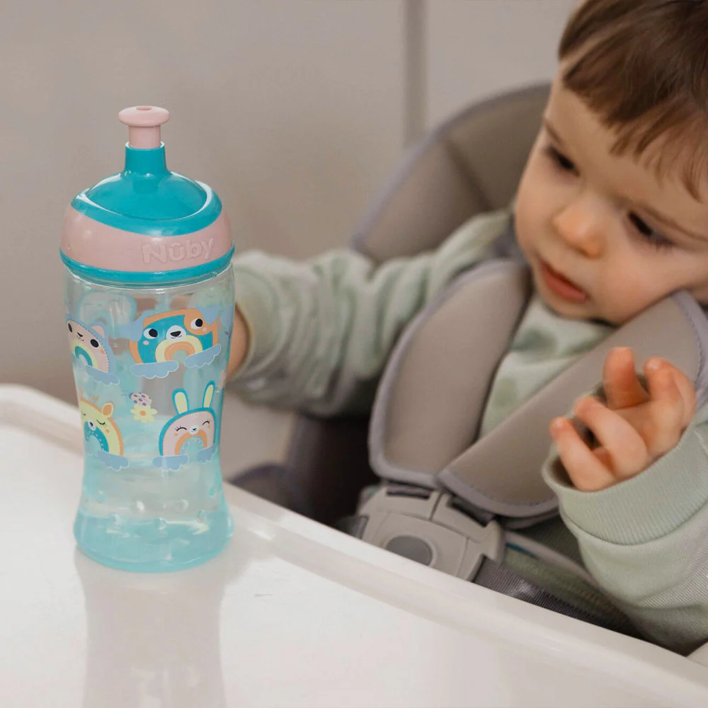 Super Slurp Water Bottles 2 Pack Rainbow Bunnies - Image 4